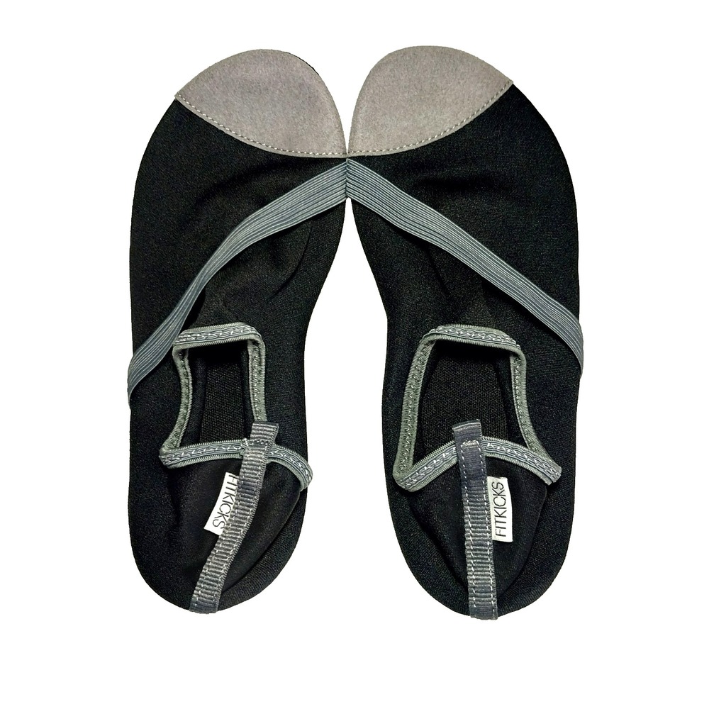 FitKicks Live Well W's 8.5- 9.5 Foldable Barefoot Water Yoga Shoe Slip On READ